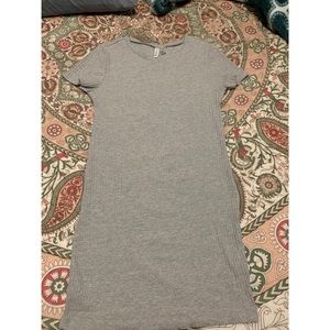 Grey T-Shirt dress